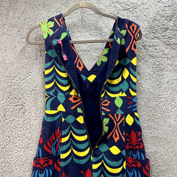 Anthropologie Plenty by Tracy Reese Size 2 Colorful Dress Bold Pattern Sundress - Picture 8 of 9